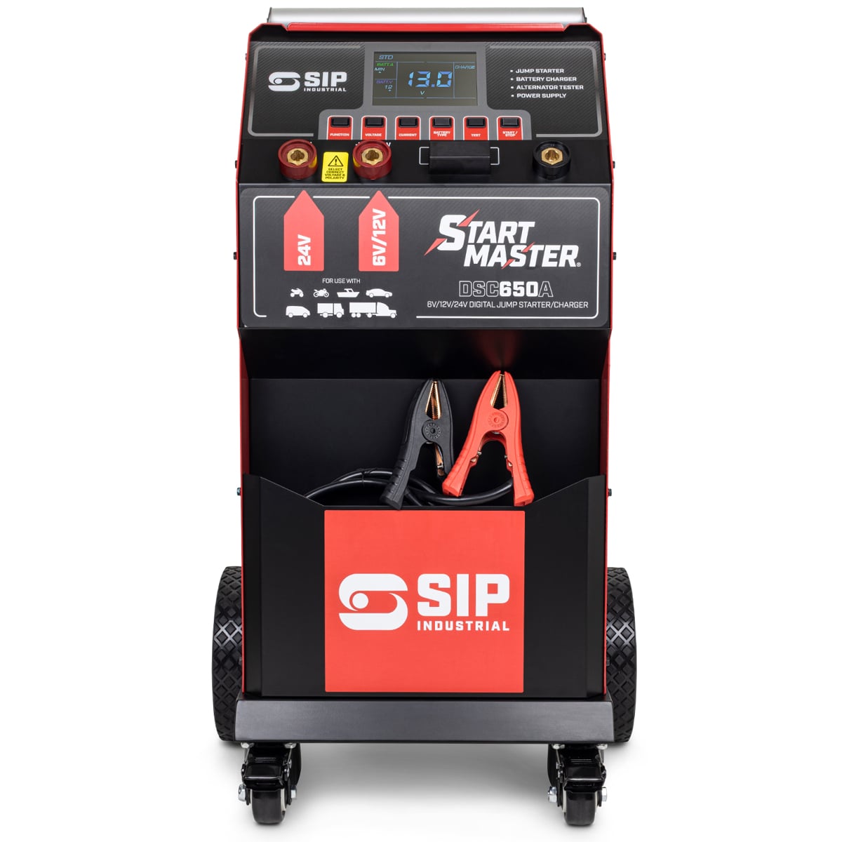 SIP STARTMASTER® DSC 650A 6V/12V/24V Jump Starter Charger